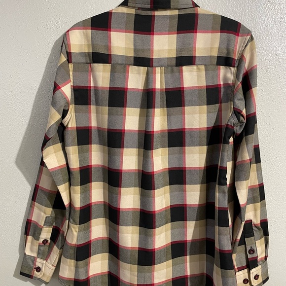 Dixxon Snap On Limited Edition Plaid Flannel Button Up Work Shirt Mens Outdoorsy - Picture 6 of 16